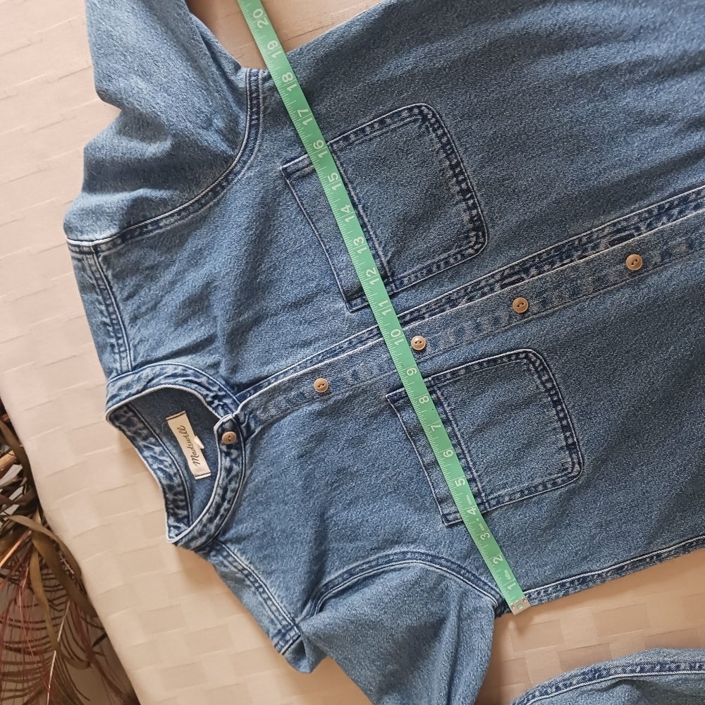Madewell Demi Banded Collar Shirt Jacket - Picture 11 of 12